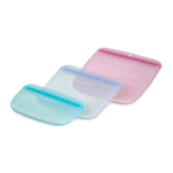 Tupper Ware Ultimate Silicone Slim Bag Set
