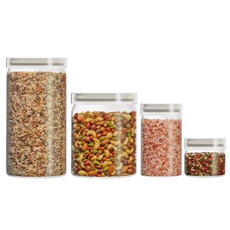 Pyrex Pyrex® 4-Piece Lightweight Glass Canister Set
