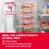 Pyrex Pyrex® Freshlock™ 10-piece Meal Prep Glass Storage Set