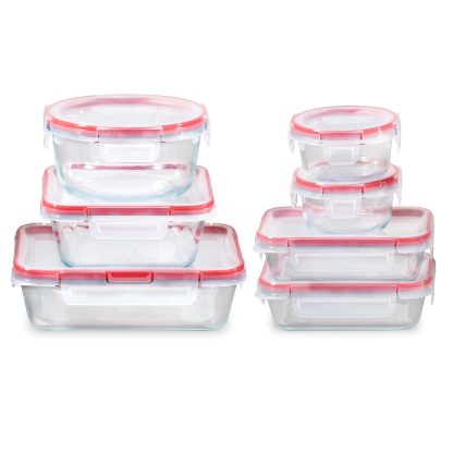 Pyrex Pyrex® FreshLock™ 14-piece Mixed-Size Glass Storage Set