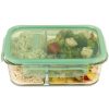 Pyrex Snapware® MealBox™ 4-cup Divided Glass Storage Container with Lid