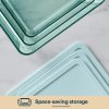 Pyrex Pyrex® Simply Store® Tinted Glass 11-cup Rectangle Storage Container with Lid, Aqua