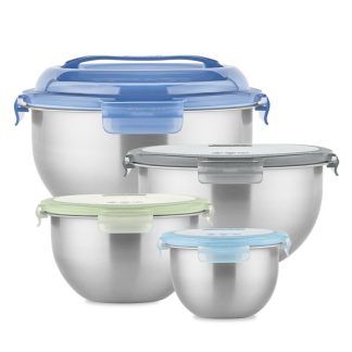 Pyrex Pyrex® 8-piece Stainless Steel Mixing Bowl Set