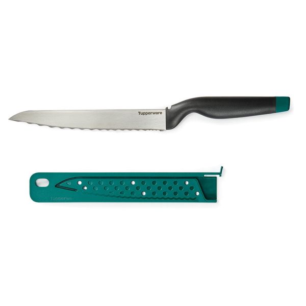 Tupper Ware Tupperware® Amazing Series Serrated Bread Knife & Locking Sheath