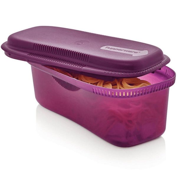 Tupper Ware Tupperware® Microwave Pasta Maker | 8-cup Cooker With Strainer Feature