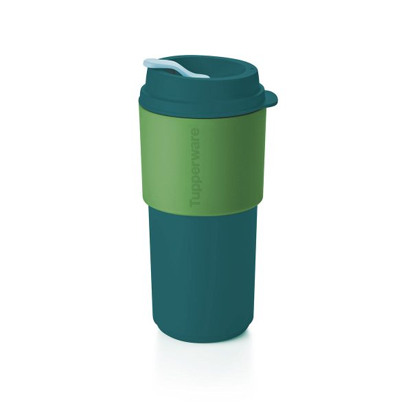 Tupper Ware Eco To-Go Cup (Mysterious Green w/Clover)