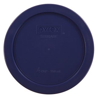 Pyrex Pyrex® 4-cup Round Plastic Lid, Dark Blue