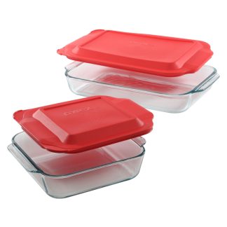 Pyrex Pyrex® Basics 4-piece Glass Bakeware Set